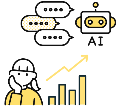 目標達成のための学習計画が、予定通り進んでいるかを定期的にチェック