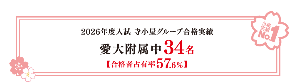 愛大附属中入試模試